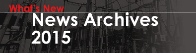What's New - News Archives 2015